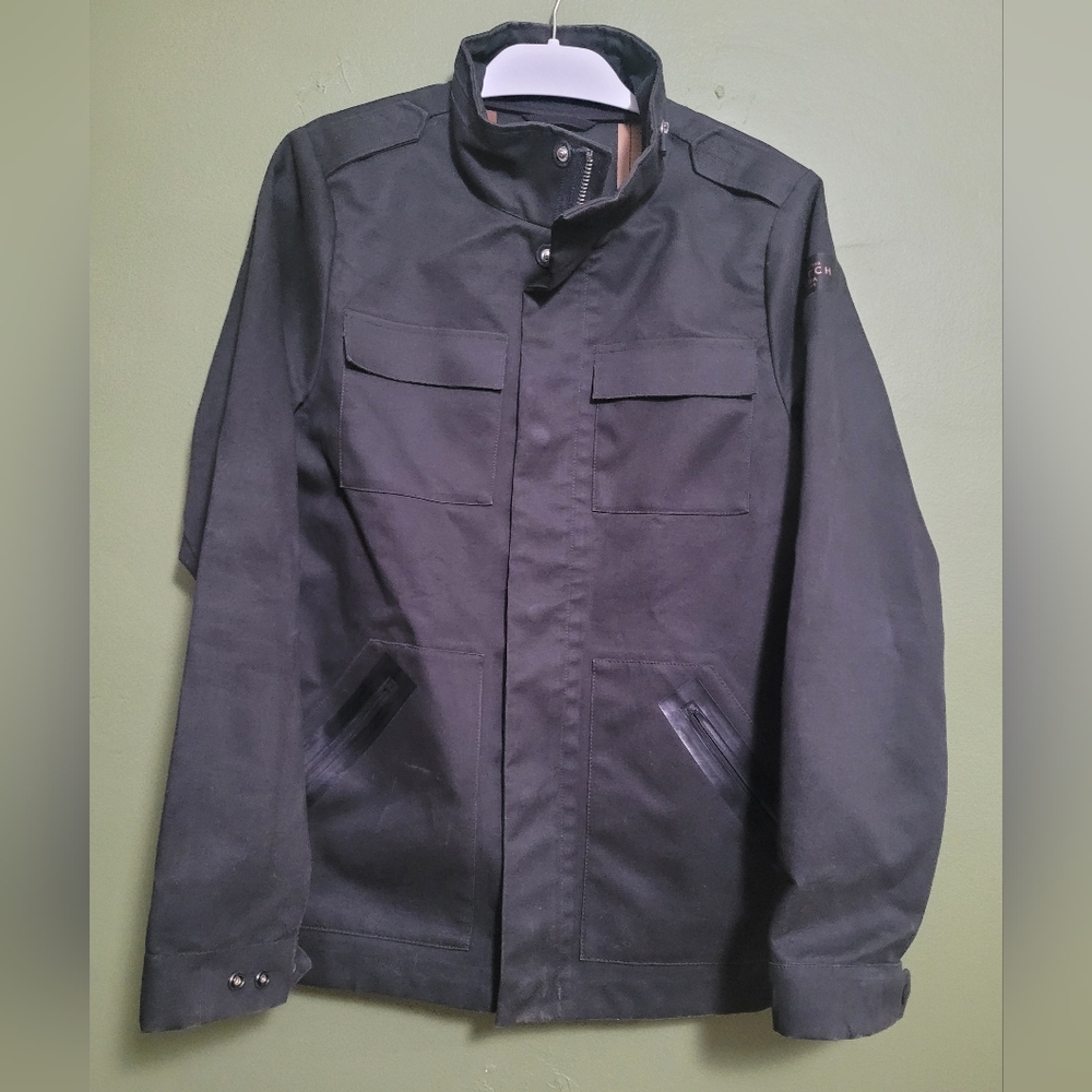 Scotch & Soda Amsterdam Couture Utility Jacket – Black - Small